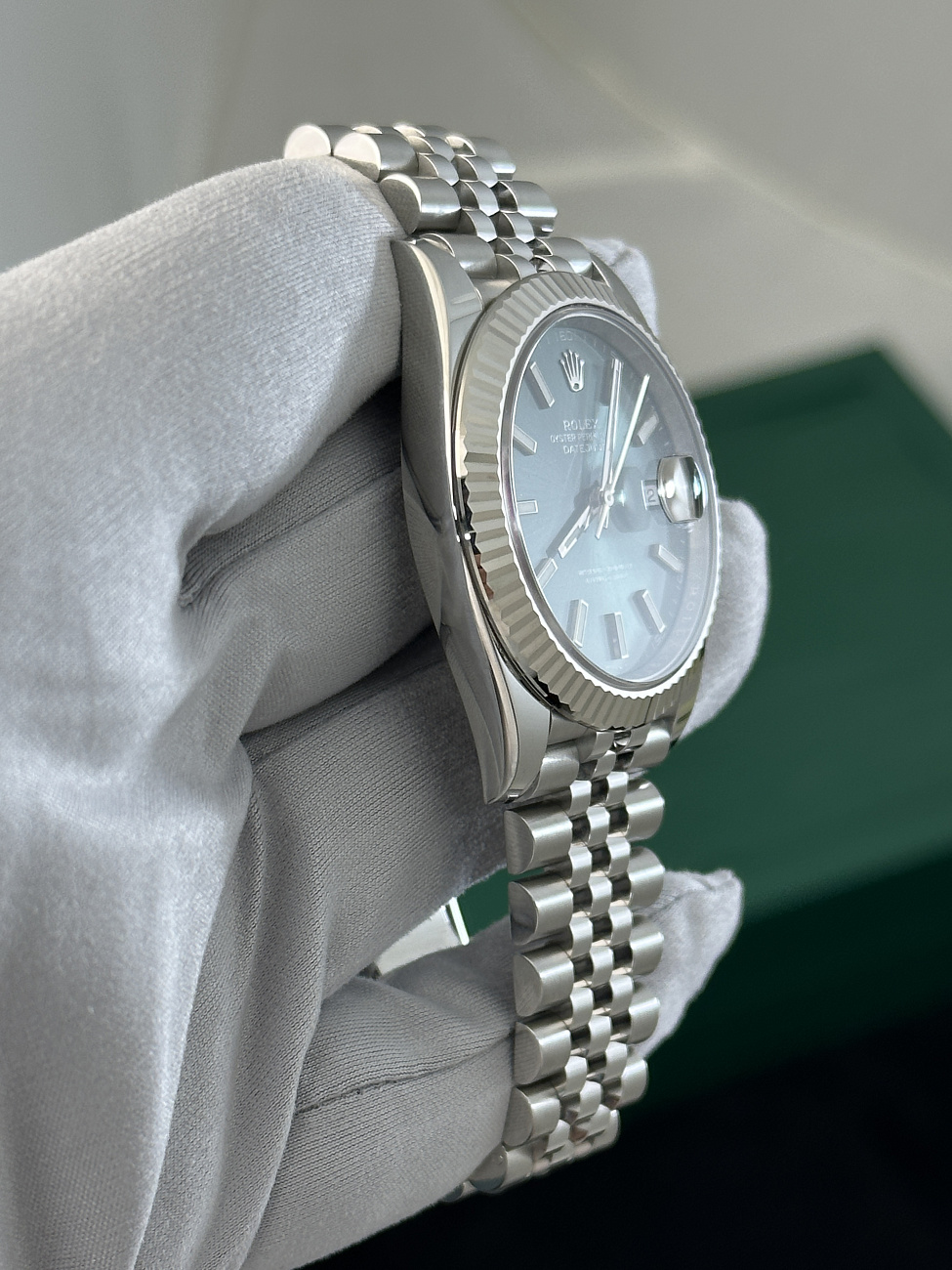 Часы Rolex  Datejust 41Mm Mint Green 2023  126334-0028