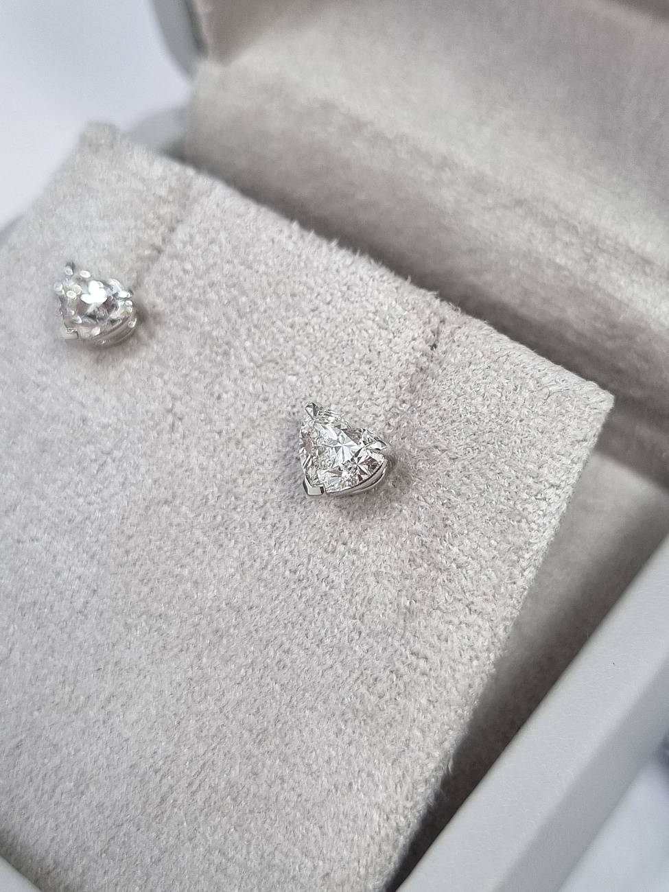 Украшение NO NAME  Серьги С Бриллиантами 0,71/0,70 Ct. F/Vs1   