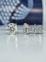 Украшение GIA  Серьги 3,26/3,32 ct. L/VS2 (3 Excellent) Round Diamonds   