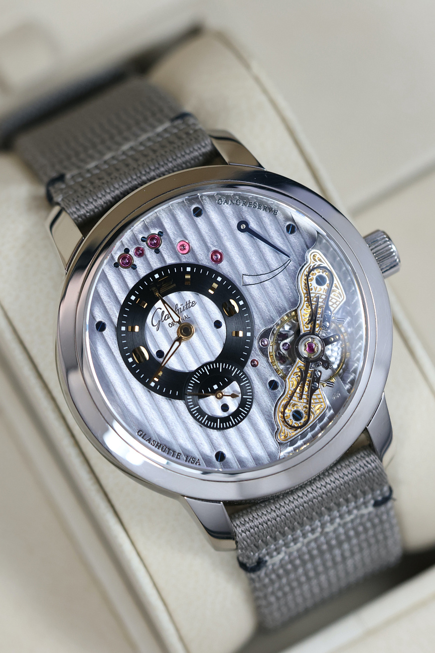 Часы Glashutte  Glashutte Panoinverse Xl White Gold  66-01-04-04-05