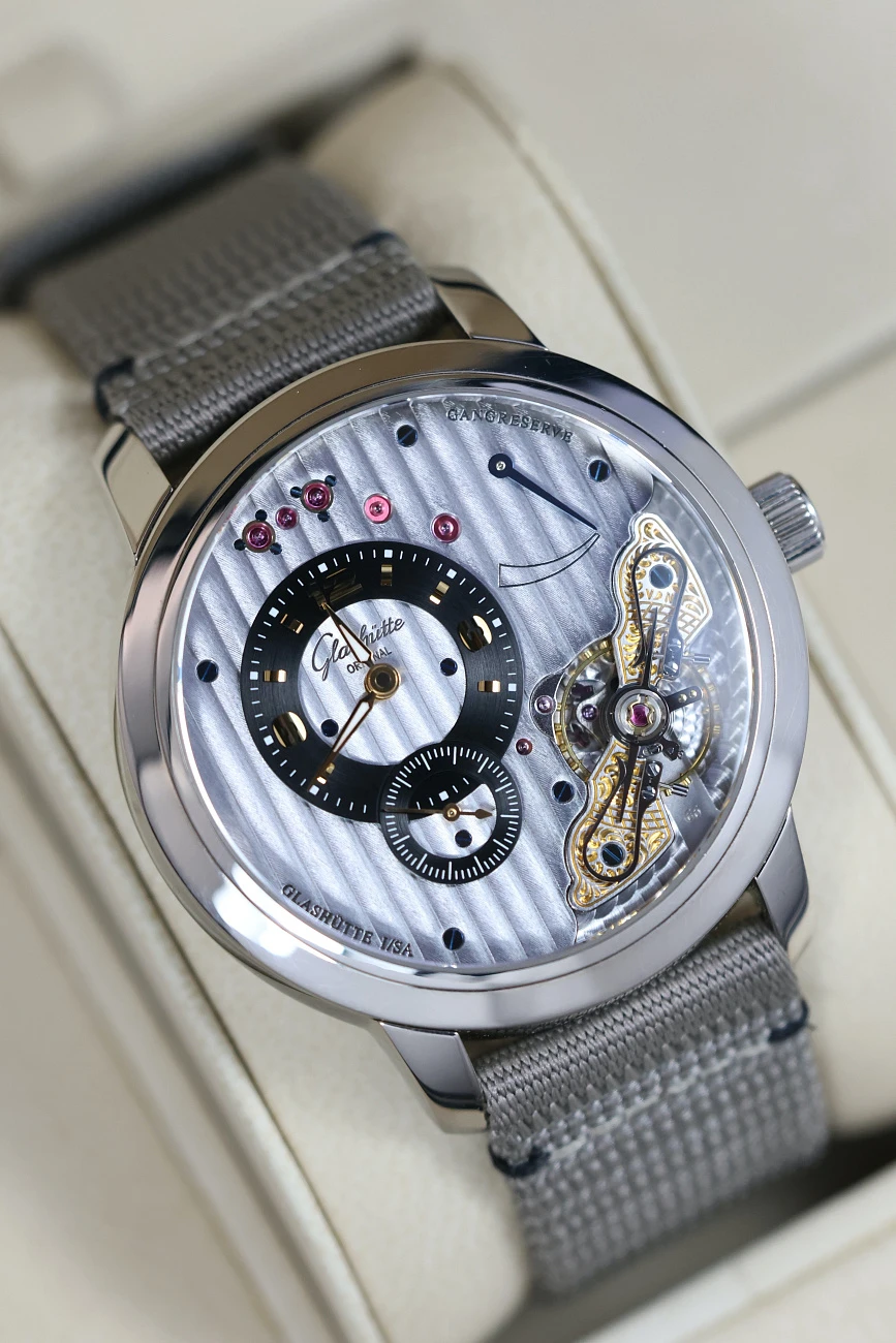 Часы Glashutte  Glashutte Panoinverse Xl White Gold  66-01-04-04-05