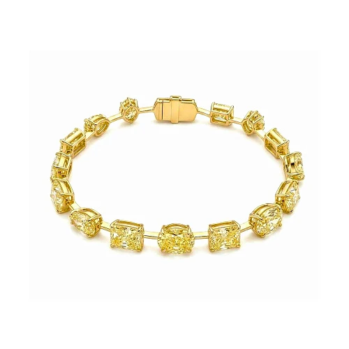 Украшение GIA  Браслет с бриллиантами 16,69 ct. Mixed Shape    