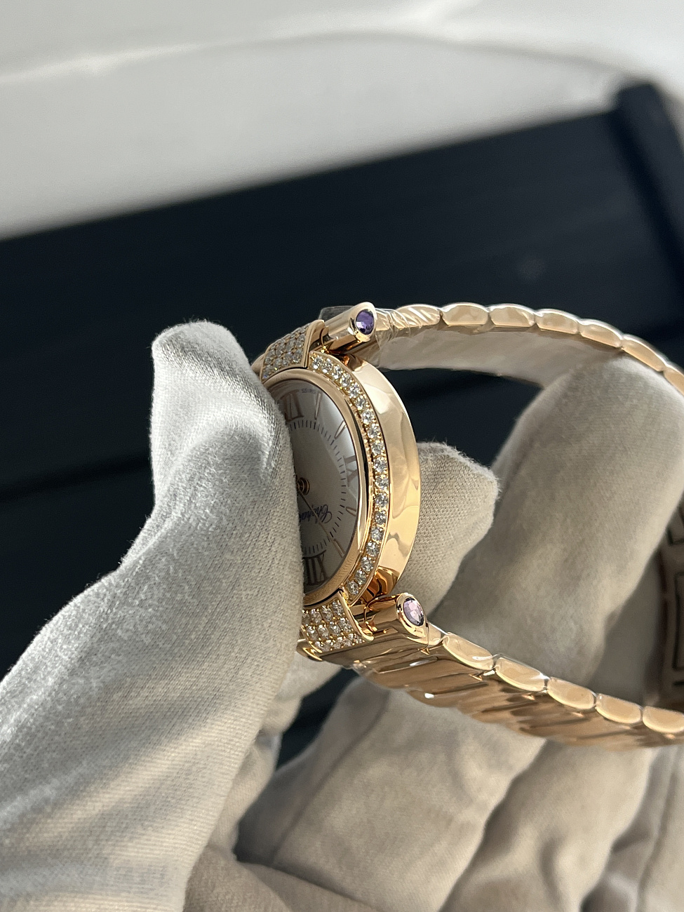 Часы Chopard  Imperiale Hour-Minute 28 Mm Rose Gold  384238-5004