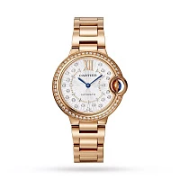 Часы Cartier  Ballon Bleu De Cartier Watch 33 Mm Automatic  WJBB0082