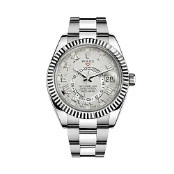 Rolex Sky-Dweller White Gold White Dial