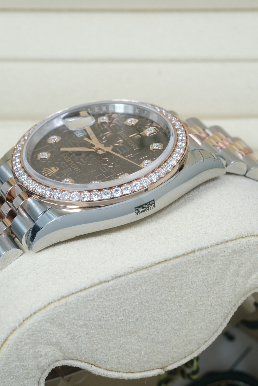 Часы Rolex  Oyster Perpetual Datejust 36 Mm Everose Rolesor  126281RBR-0013