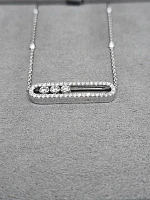 Украшение Messika  Колье Move Pavé 03994-WG  Move pavé diamond necklace 3994 
