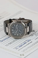 Часы Patek Philippe  Nautilus White Gold Moon Phases  5712G-001