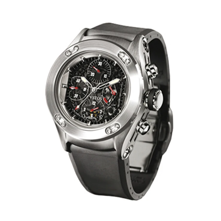 Часы Cvstos  Challenge-R Chrono  CHRONO ROUND ST BLACK MVT