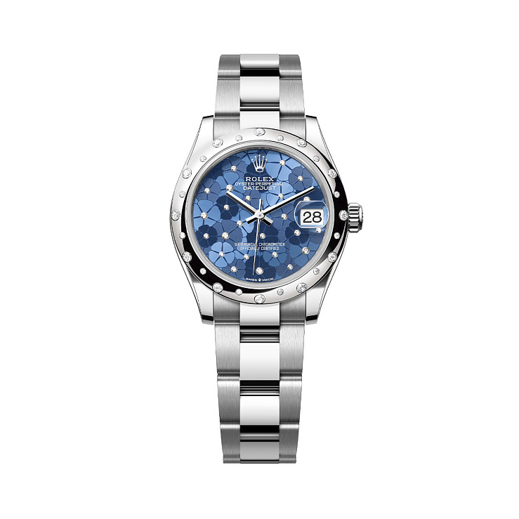 Часы Rolex  Datejust 31Mm Oystersteel And 18K White Gold With Diamonds  278344rbr