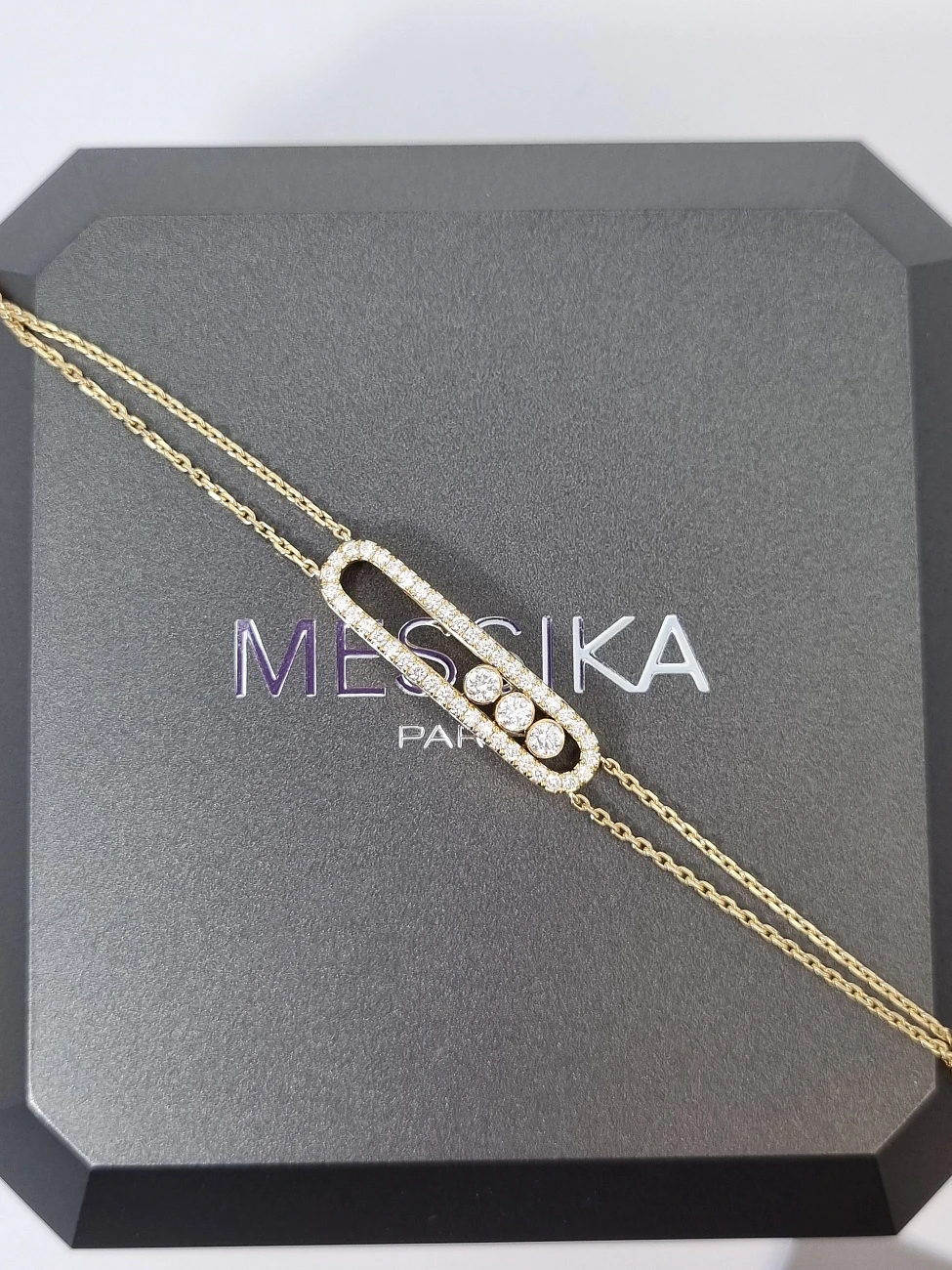 Украшение Messika  Move Classique Pavé Yg   Move Classique Diamond Pavé Bracelet 03995 