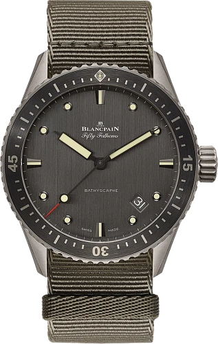 Заказать Blancpain  Fifty Fathoms Bathyscaphe  5000 1210 NAGA
