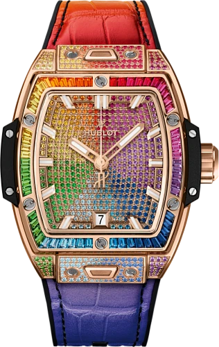 Заказать Hublot  Shaped Spirit Of Big Bang King Gold Rainbow  662.OX.9900.LR.0999