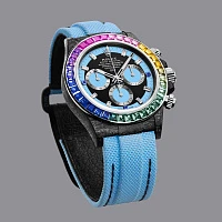 Заказать DiW  Rolex Daytona 40 Mm Rainbow Blue  