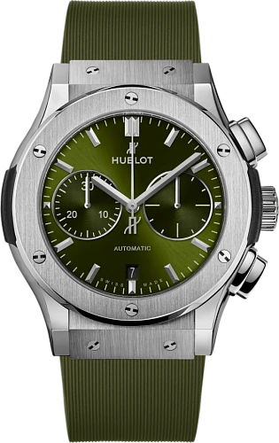 Заказать Hublot  Classic Fusion Chronograph Titanium Green 45 Mm  521.NX.8970.RX