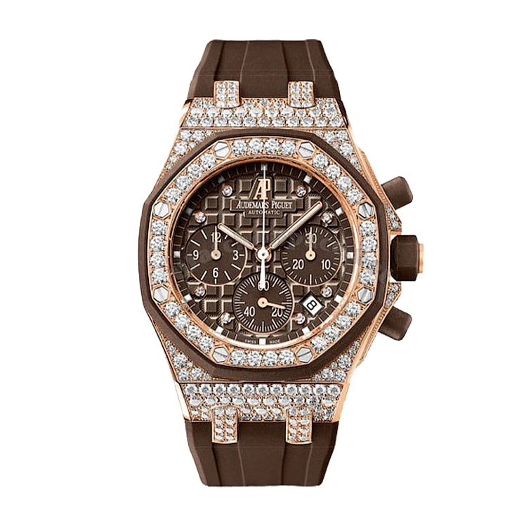 Часы Audemars Piguet  Royal Oak Offshore Rose Gold Full Pave  26092OK.ZZ.D080CA.01
