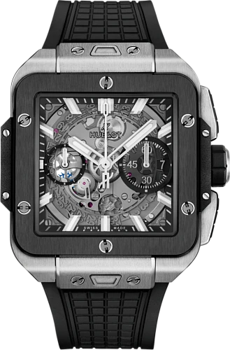 Заказать Hublot  Square Bang Unico Titanium Ceramic  821.NM.0170.RX