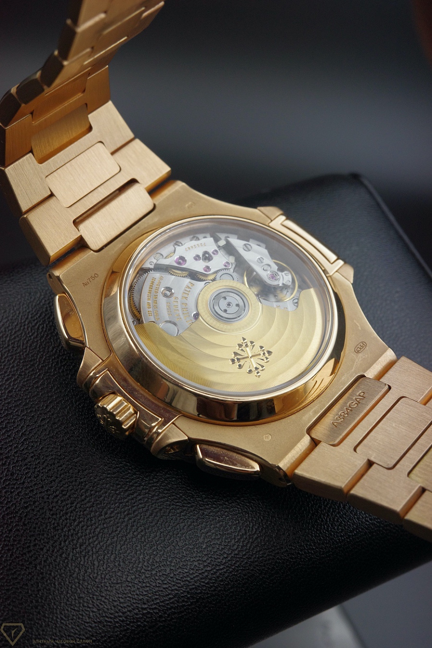 Часы Patek Philippe  Nautilus Chronograph Rose Gold 2018  5980R/1R-001