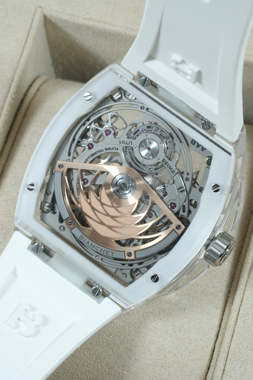 Часы Bianchet  UltraFino Skeleton Sapphire White Flying Tourbillon  CYKA TXXF M