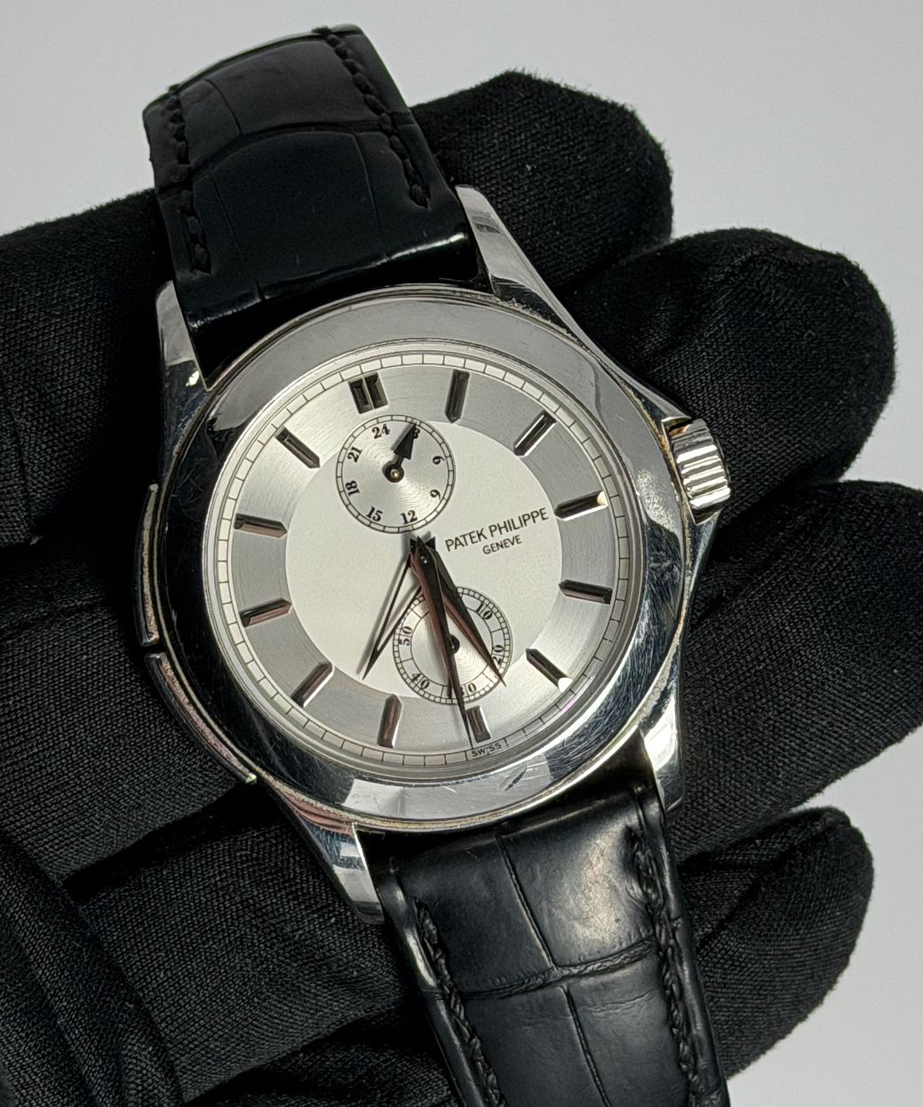 Часы Patek Philippe  Calatrava Travel Time Platinum   5134P