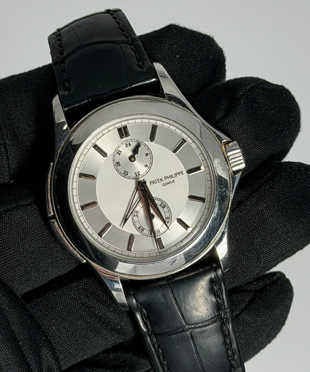 Часы Patek Philippe  Calatrava Travel Time Platinum   5134P