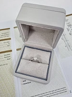 Украшение GIA  Кольцо С Бриллиантом 1,01 Ct. H/Vs2   