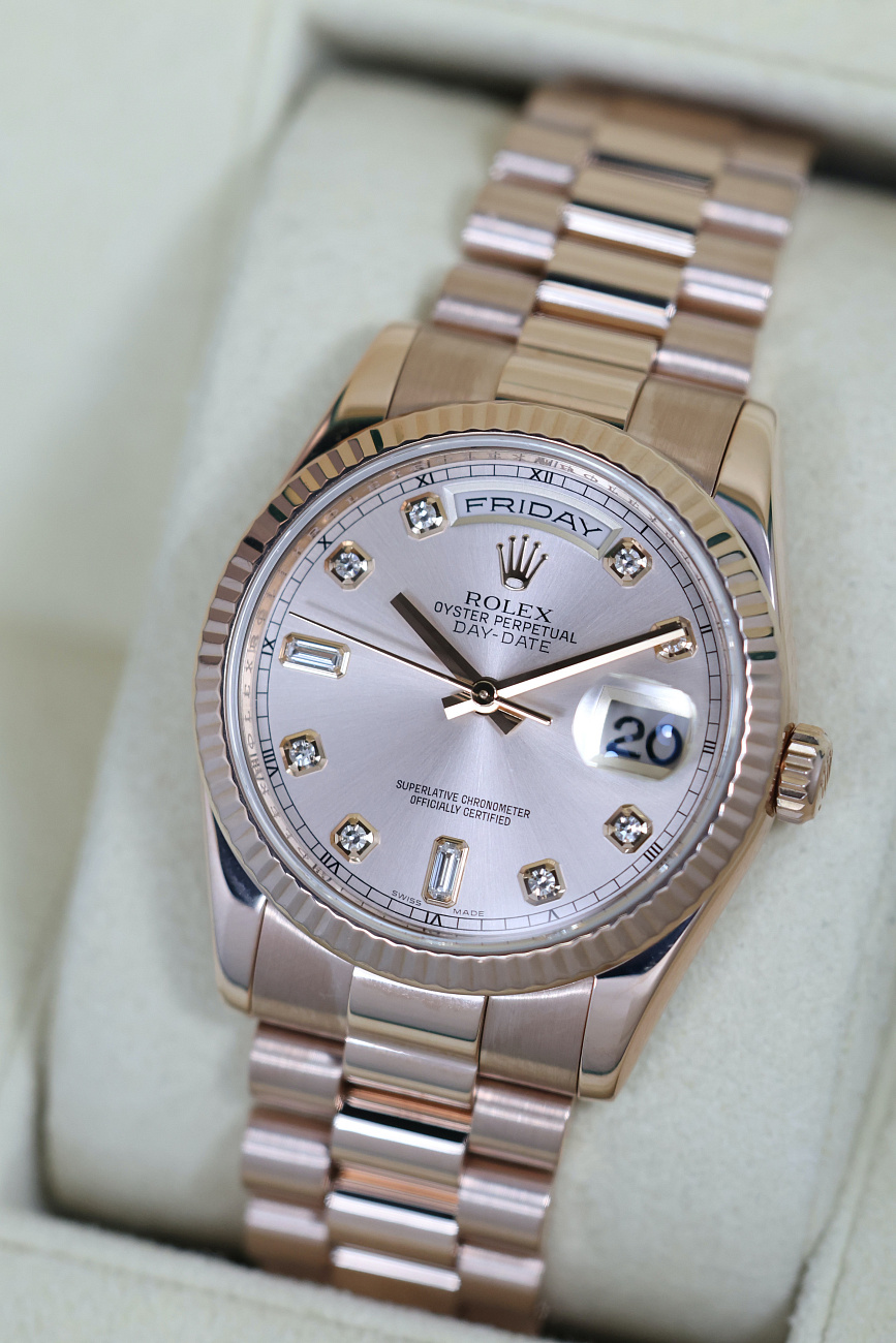 Часы Rolex  Day Date President 36mm Rose Gold  118235F