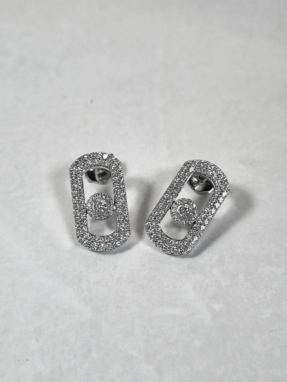Украшение Messika  So Move Pavé Earrings  12931-WG 