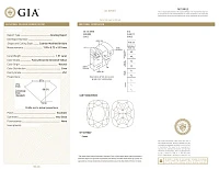 Украшение GIA  Серьги с бриллиантами 1,50/1,51 ct.   