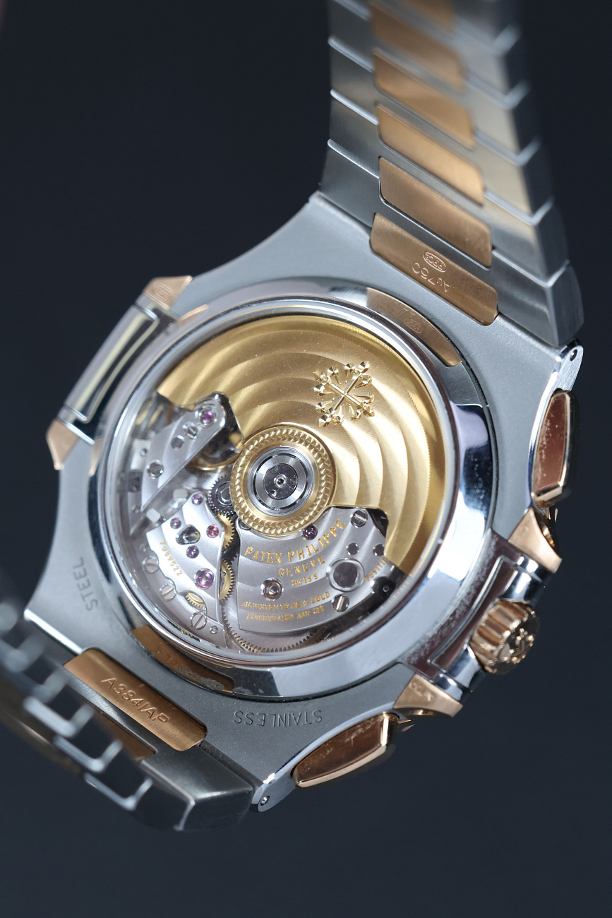 Часы Patek Philippe  Nautilus Two Tone Blue Dial  5980/1AR-001