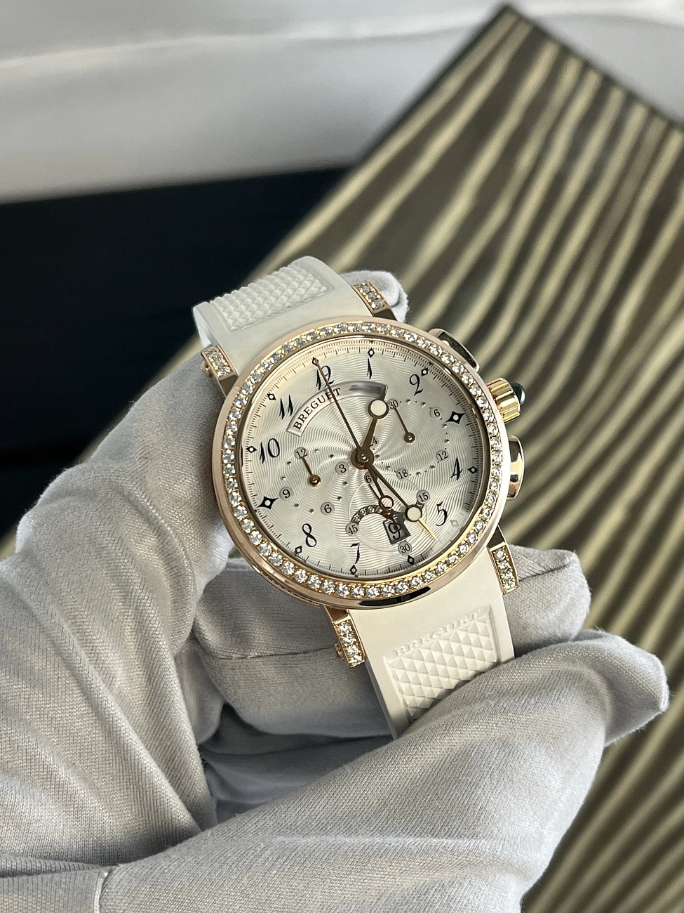 Часы Breguet  Marine Lady Chronograph Rose Gold  8828BR