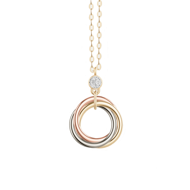 Украшение Cartier  Trinity Necklace  B7224815 