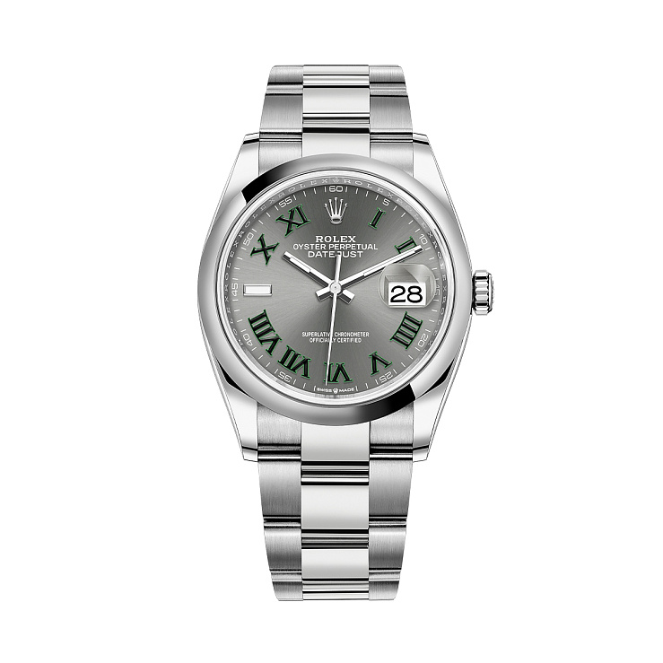 Часы Rolex  Datejust 36Mm Oyster Perpetual Wimbledon Dial  126200