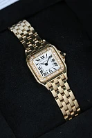 Часы Cartier  Panthere Yellow Gold Diamonds Small  WJPN0048