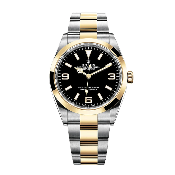 Часы Rolex  Explorer 36 Mm Steel And Yellow Gold  124273-0001