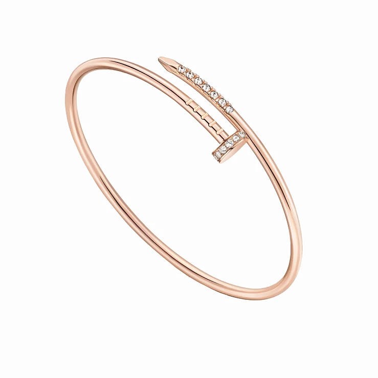Украшение Cartier  Juste un Clou bracelet, Small Model, Reverse-set Diamonds 17  B6091317 