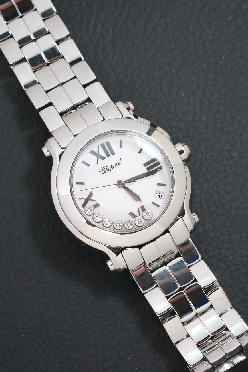 Часы Chopard  Happy Sport 36 Mm Steel And Diamonds  27-8477-3001