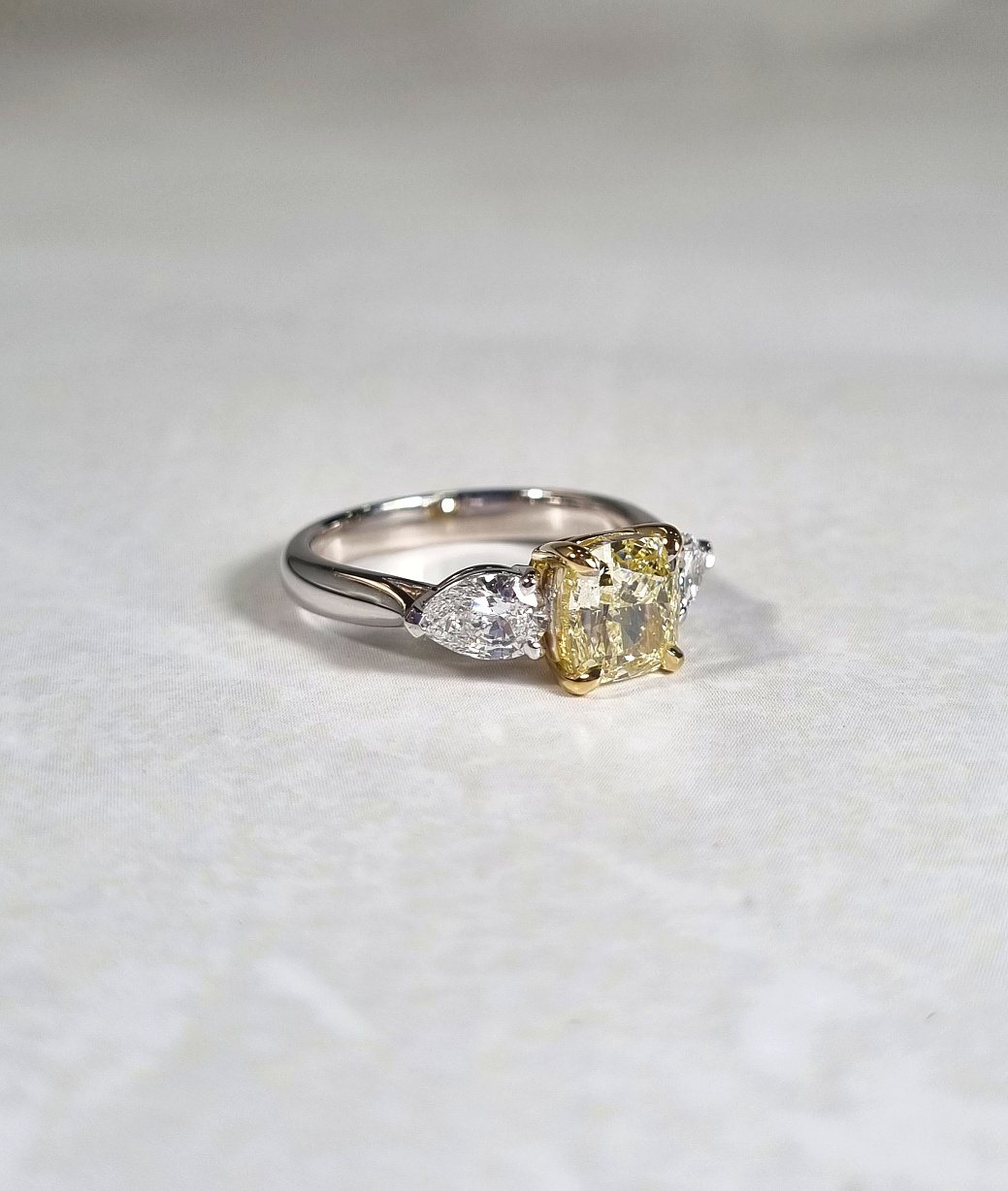 Украшение NO NAME  Кольцо С Бриллиантом 2,00 Ct. W To X Range/Vvs1   