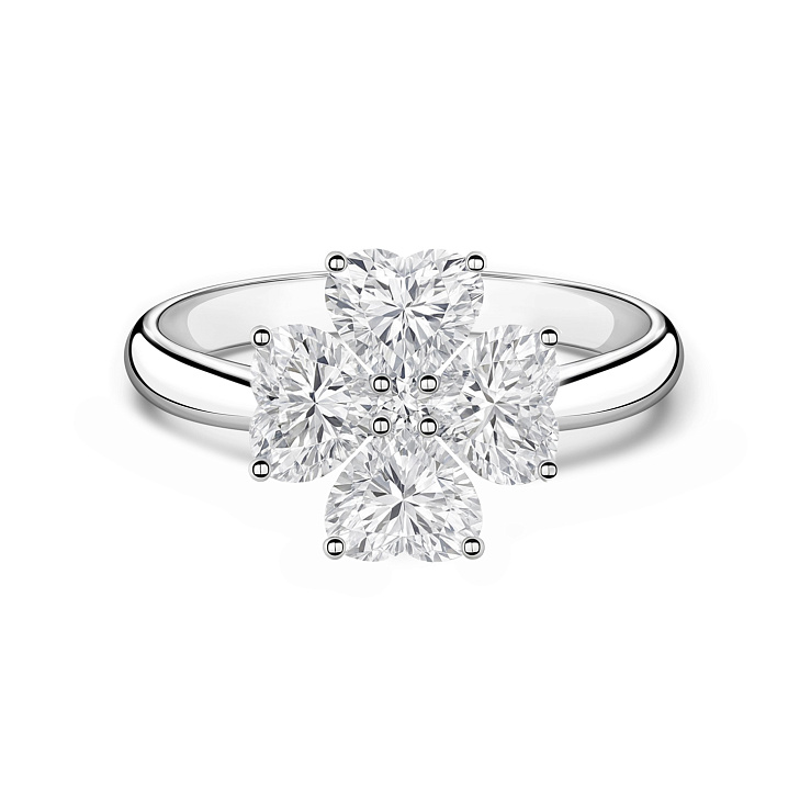 Украшение GIA  Кольцо с бриллиантами 2,8 ct. H/VS1   