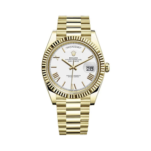 Часы Rolex  Day-Date 40 Yellow Gold White Dial  228238