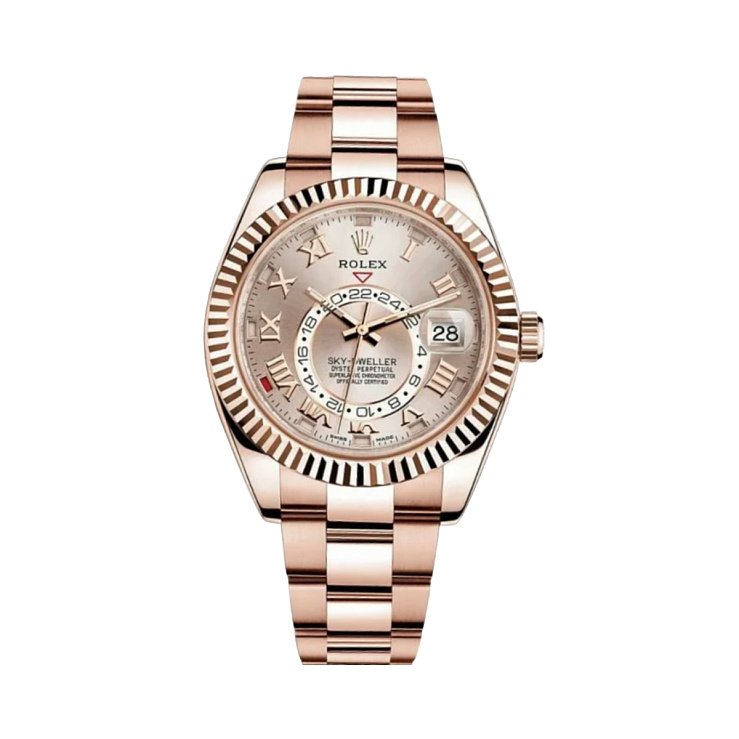 Часы Rolex  Sky-Dweller Rose Gold Sundust Roman Dial  326935