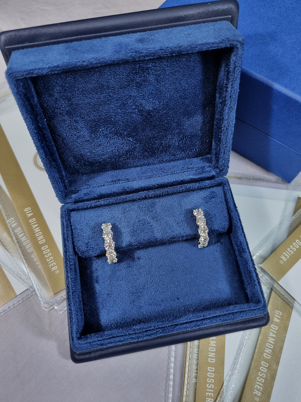 Украшение NO NAME  Серьги С Бриллиантами 5,01 Ct. K/Vvs2-Vs2   