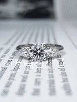 Украшение GIA  Кольцо с бриллиантом 1,03 ct. G/VVS2 (3 Excellent)   