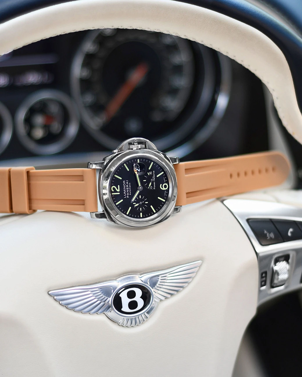 Часовой ремешок Panerai  Ремешок Для Часов Tan 44Mm Strap  
