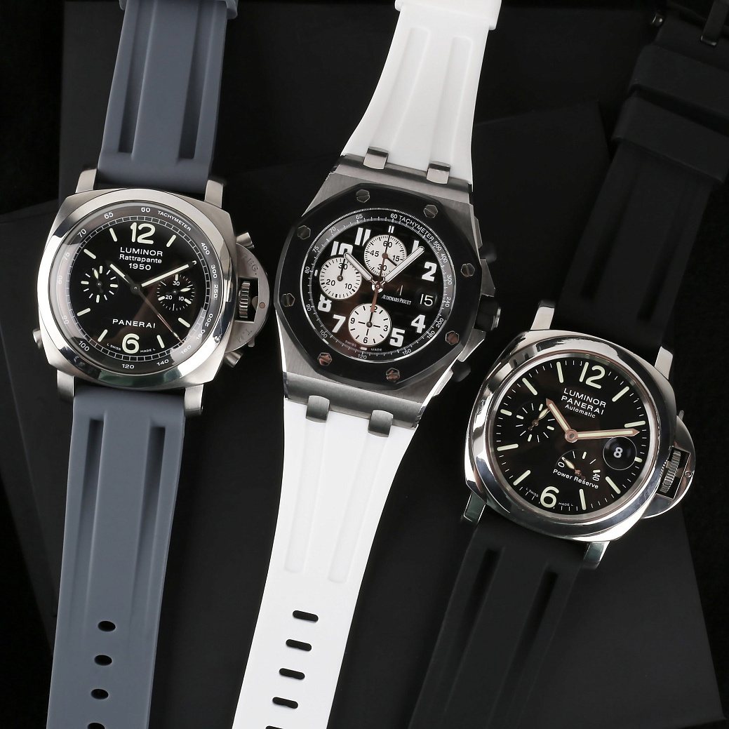 Часовой ремешок Panerai  Ремешок Для Часов Black 44Mm Strap  