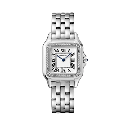 Часы Cartier  Panthere Medium Steel And Diamonds  W4PN0018
