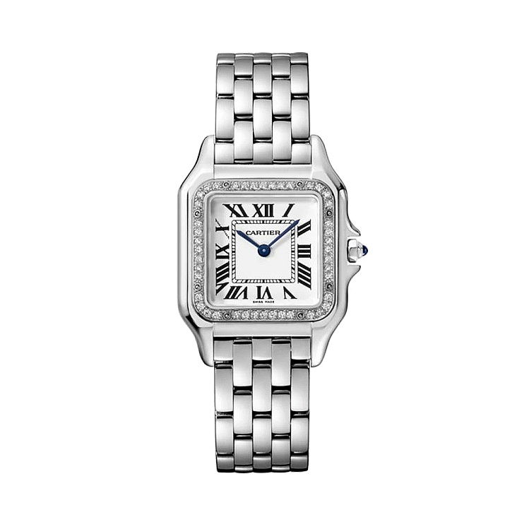 Часы Cartier  Panthere Medium Steel And Diamonds  W4PN0008