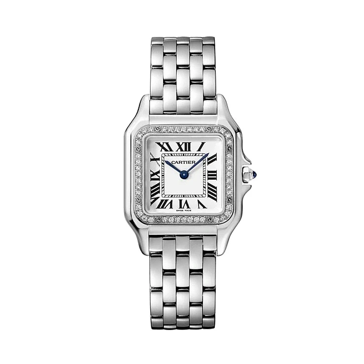 Часы Cartier  Panthere Medium Steel And Diamonds  W4PN0018