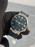 Часы Breguet  Marine Chronograph White Gold Blue Dial  5527BBY2/5WV