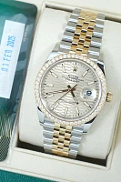 Часы Rolex  Datejust 36Mm Oystersteel Yellow Gold And Diamonds Pattern Motif  126283RBR-0025